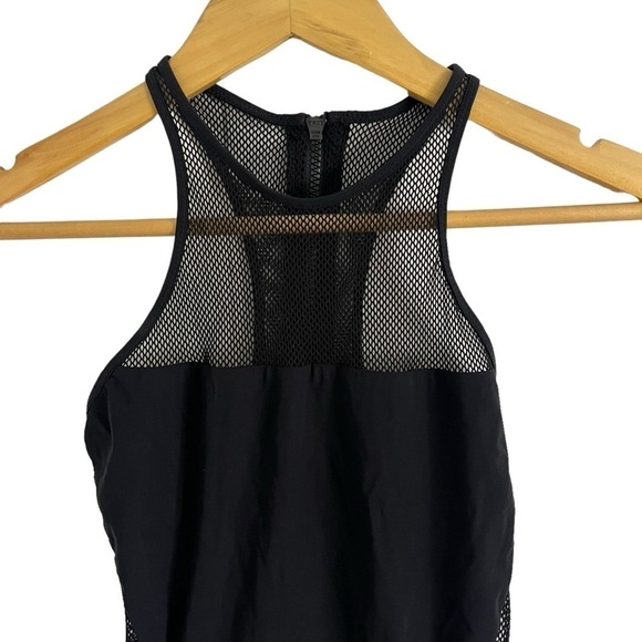 ALEXANDER WANG x REVOLVE Mesh Racer Back Zip Up One Piece Swimsuit - Picture 5 of 9
